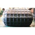 Marine Rubber Pneumatic Rib Fender For Berthing Ship Protection